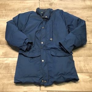 Vintage Holubar Expedition Down Men's Blue Puffer Puffy Jacket Coat Size Small